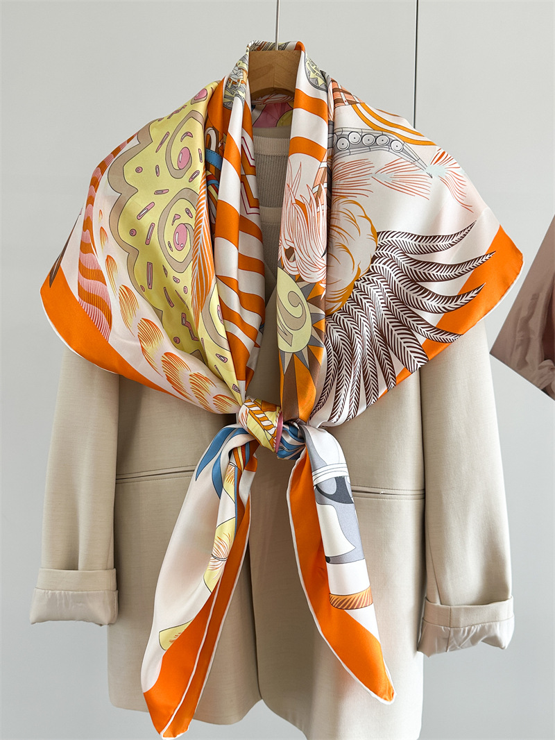 Designer Silk Scarf Women Spri - đánh giá và giá Travel Accessories Aesthetic