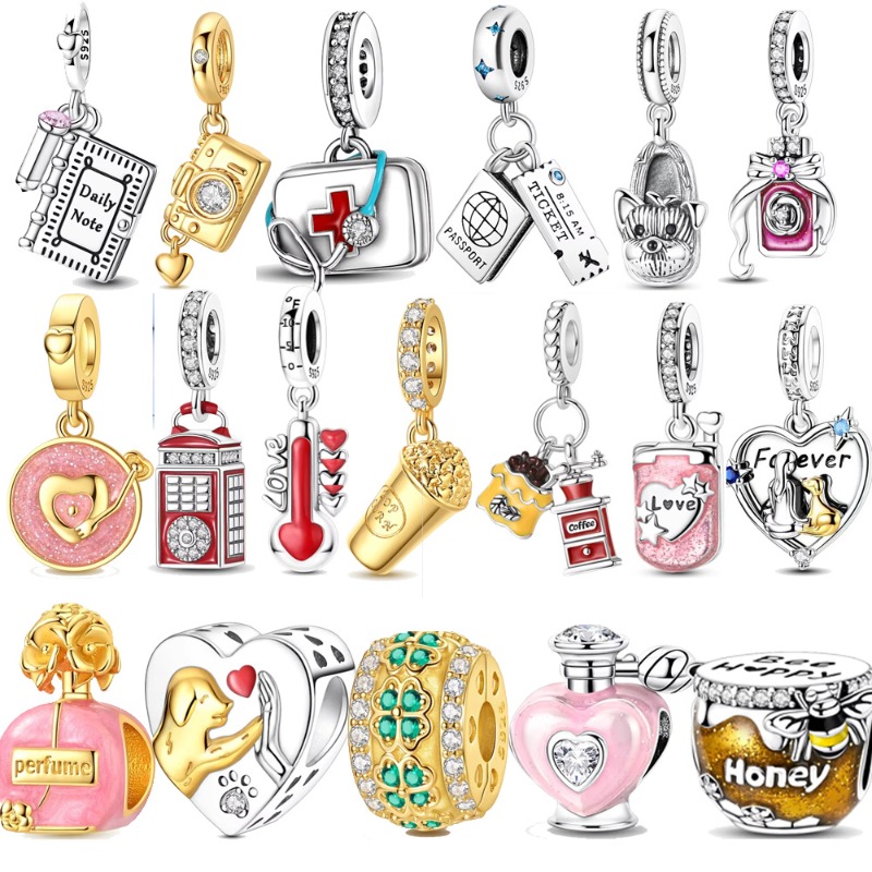 925 Sterling Silver Charm Bead - đánh giá và giá Travel Accessories Jewelry