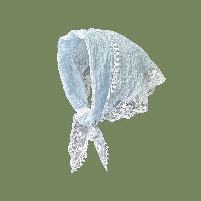 Fashion Lace Triangle Headscar - đánh giá và giá Travel Accessories Aesthetic