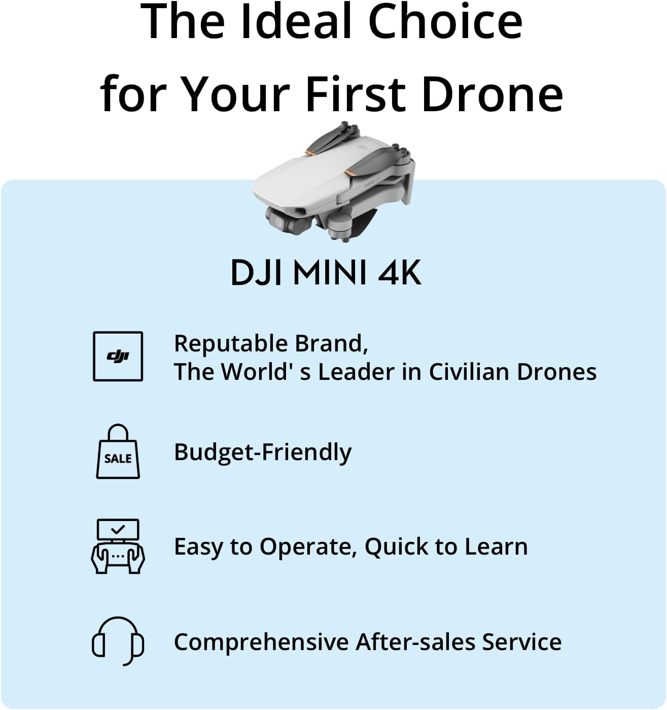 DJI Mini 4K Drone with Optiona - đánh giá và giá Travel Accessories Long Flight