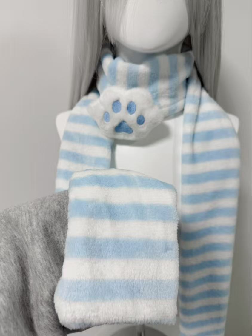 Khăn quàng cổ dệt kim Kawaii h - đánh giá và giá Travel Accessories Aesthetic