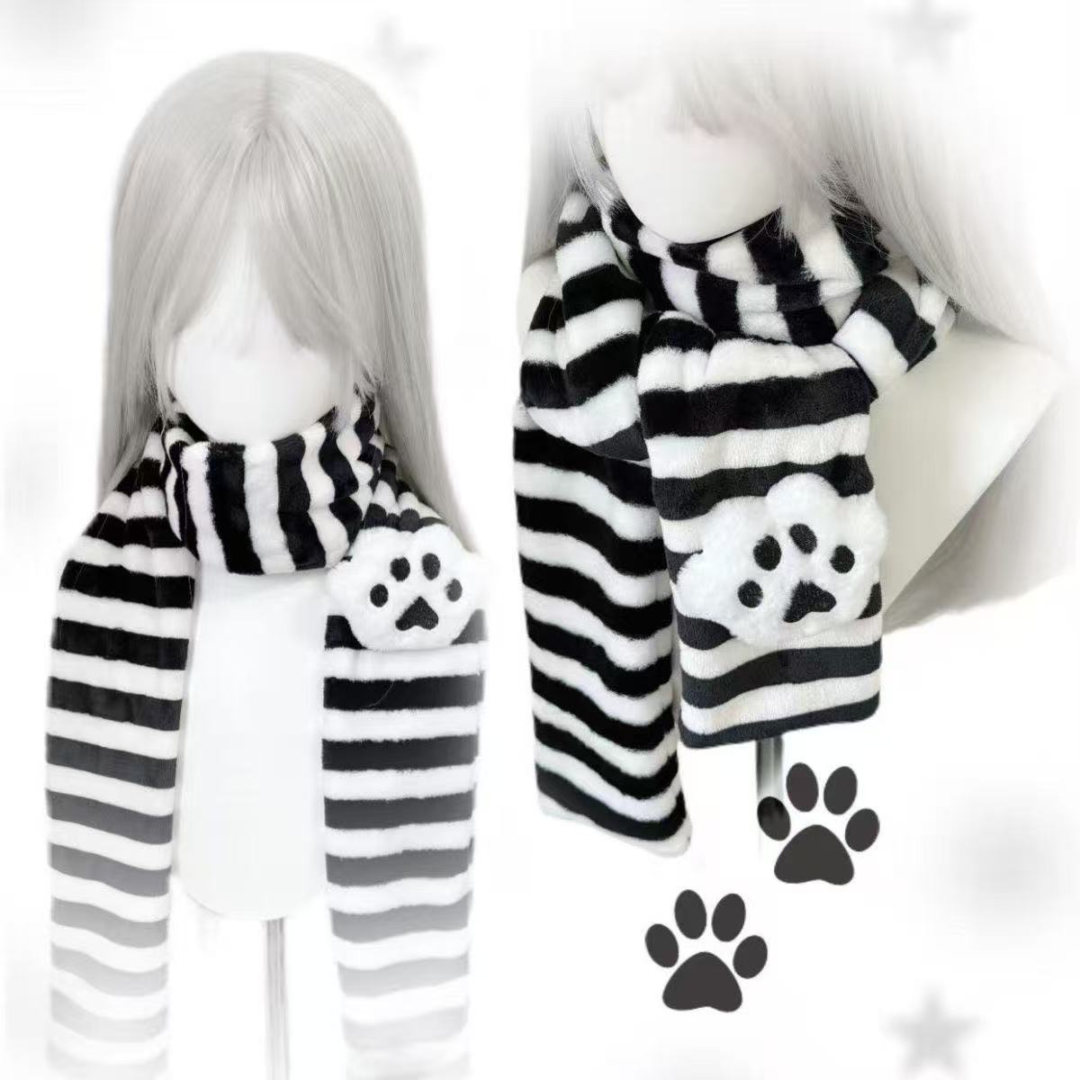 Khăn quàng cổ dệt kim Kawaii h - đánh giá và giá Travel Accessories Aesthetic