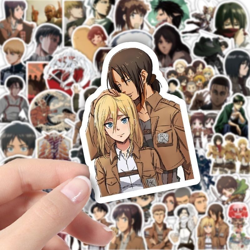 60Pcs Attack on Titan Anime St - đánh giá và giá Luggage Cover Protector