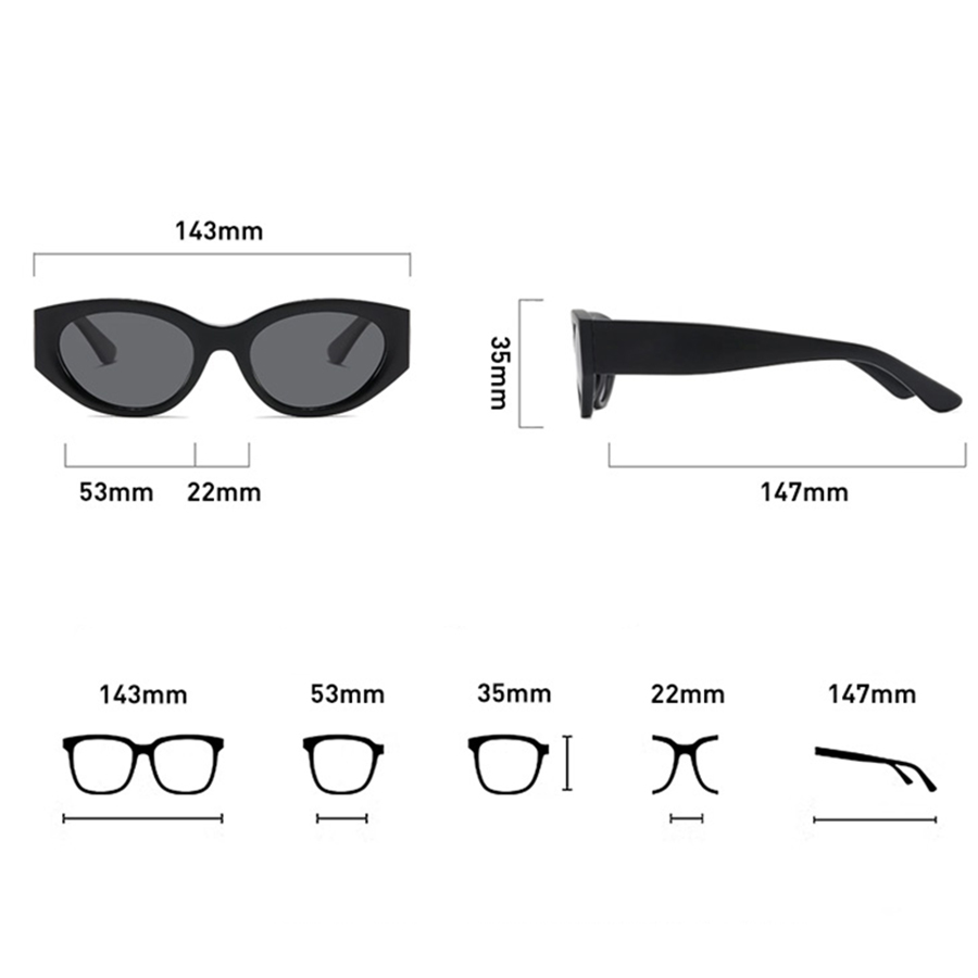 Women Men Classic Cat-Eye Pola - đánh giá và giá Travel Accessories Aesthetic