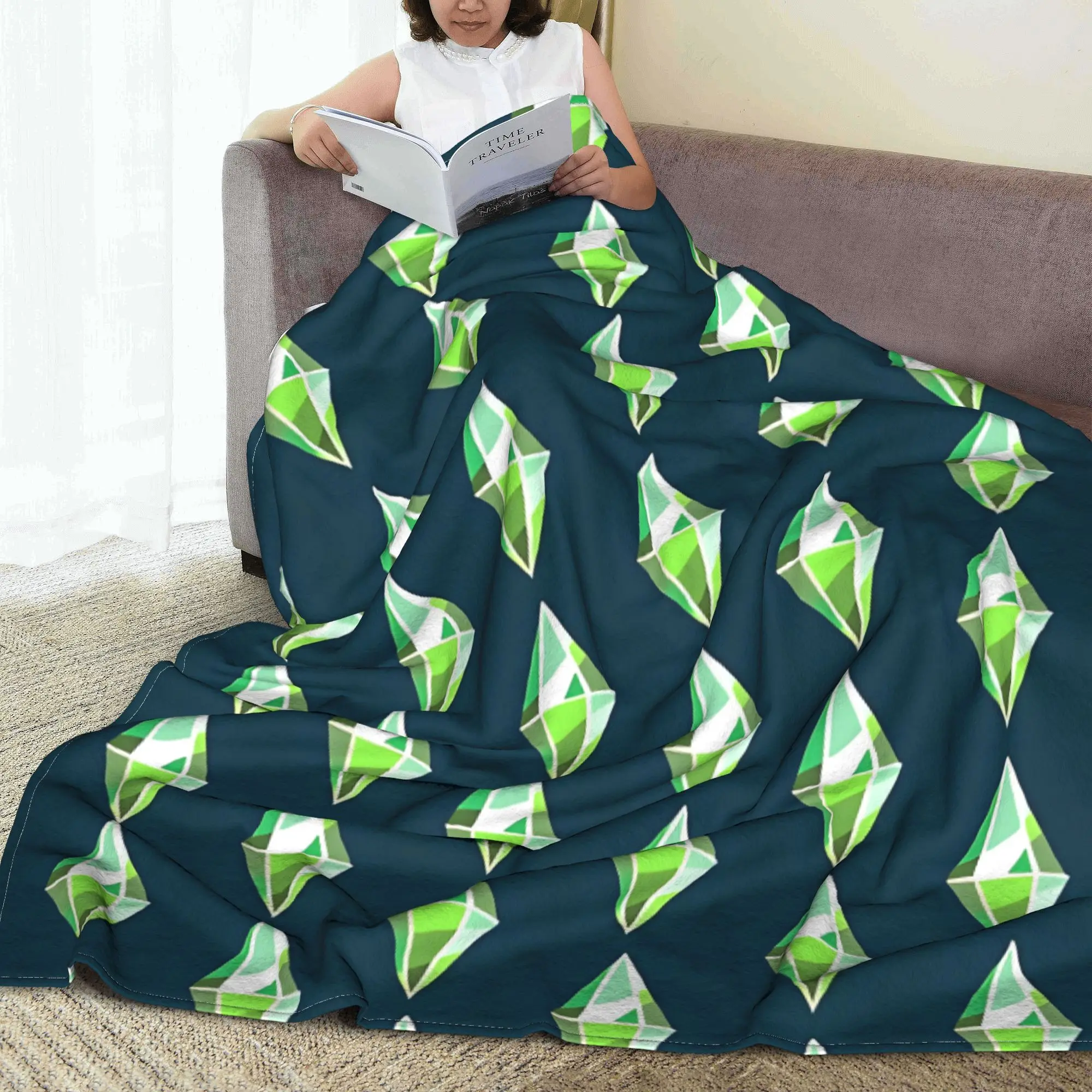 Geometric Diamond Pattern Blan - đánh giá và giá Travel Accessories Ideas