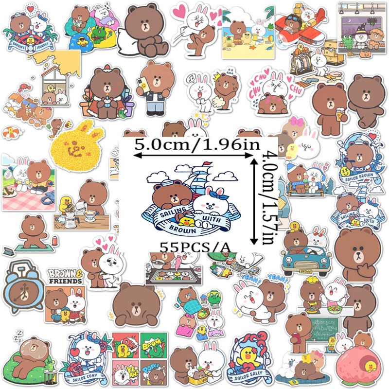 LINE FRIENDS Brown Cony Sally  - đánh giá và giá Luggage Cover Protector