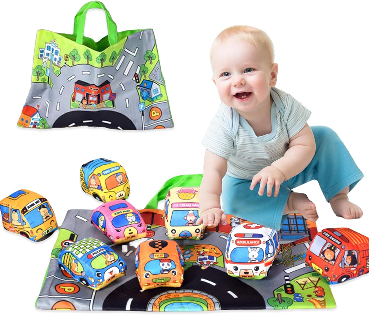 Soft Fabric Car Toy for Babies - đánh giá và giá Travel Accessories Baby
