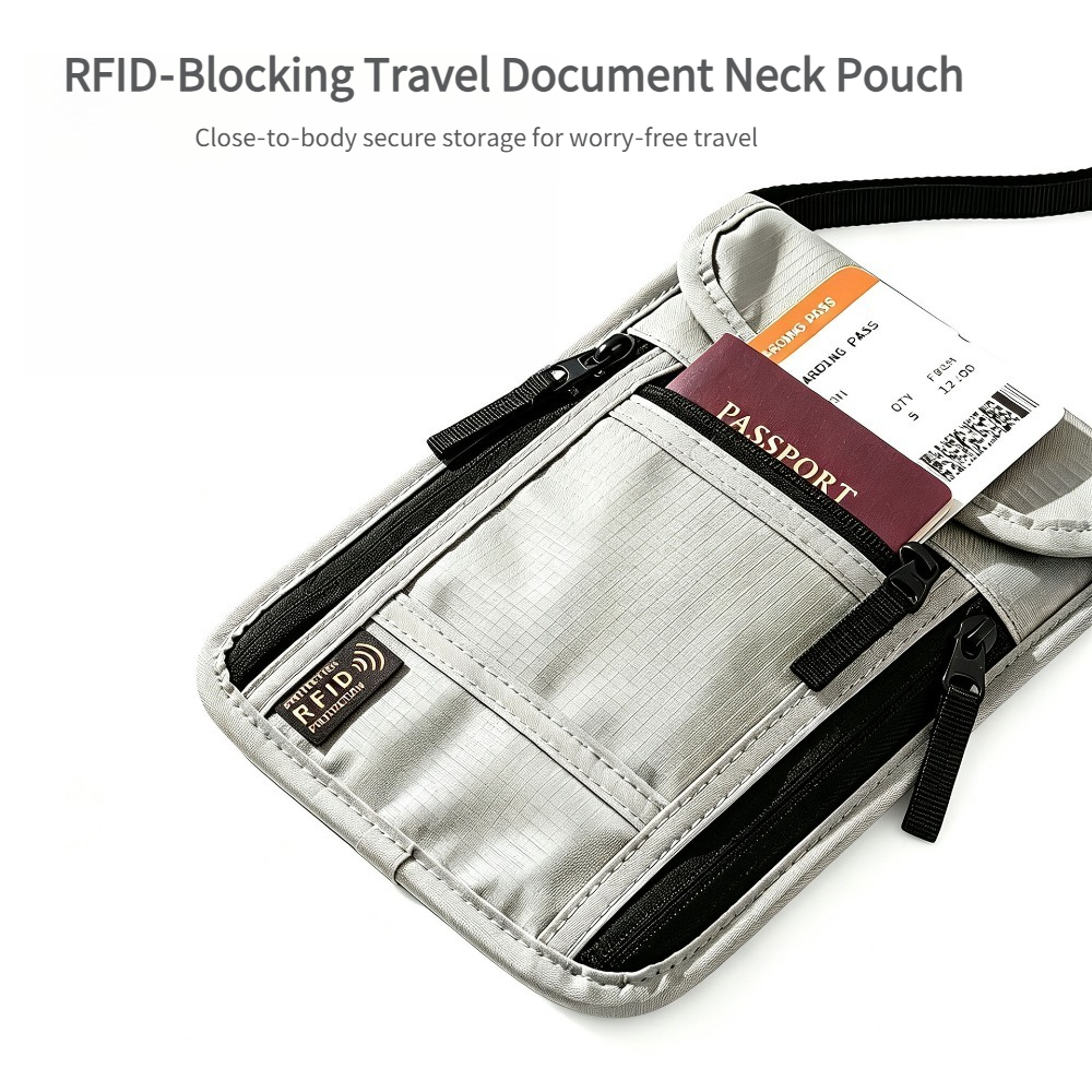 Travel Neck Wallet, RFID Block - đánh giá và giá Travel Accessories Wallet