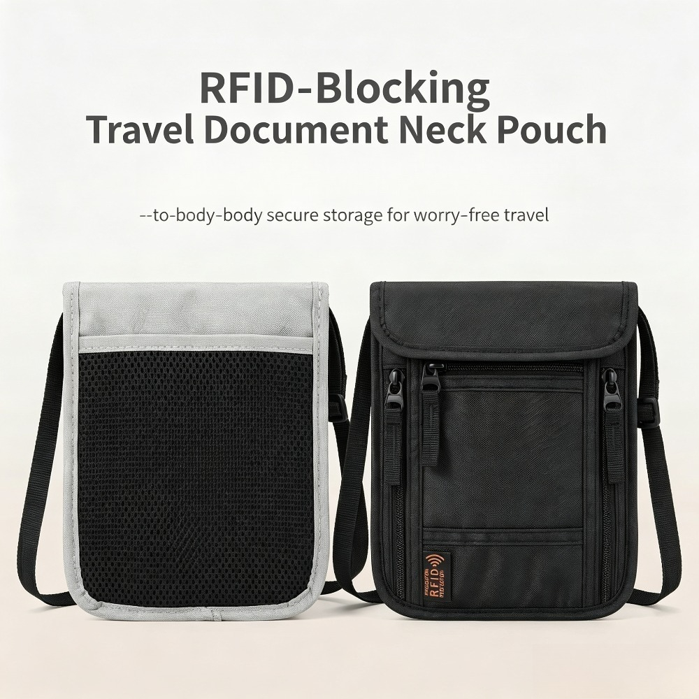 Travel Neck Wallet, RFID Block - đánh giá và giá Travel Accessories Wallet