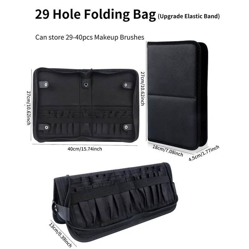 Túi đựng cọ trang điểm gấp gọn - đánh giá và giá Travel Accessories Organizer Bag