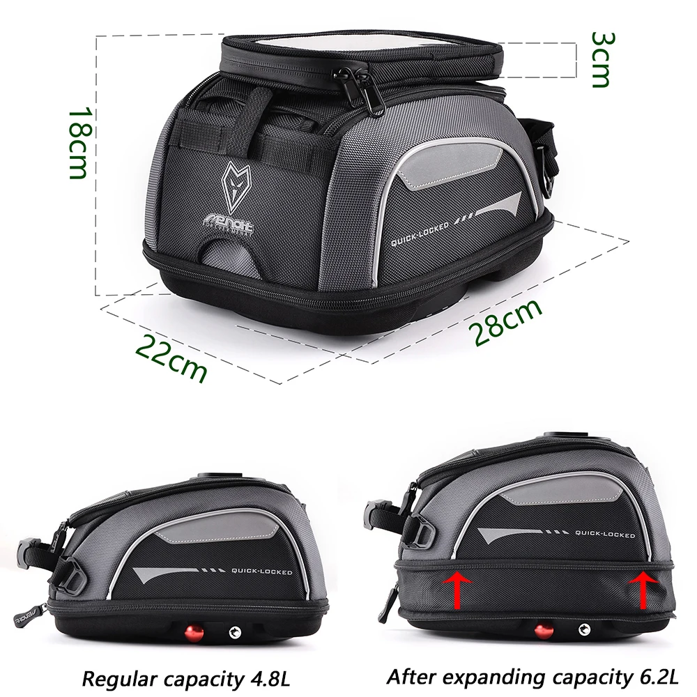 Tank Bag for BMW R NineT Pure  - đánh giá và giá Luggage Cover Protector