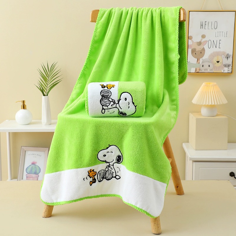 Soft Coral Fleece Snoopy Bath  - đánh giá và giá Travel Accessories As Gifts